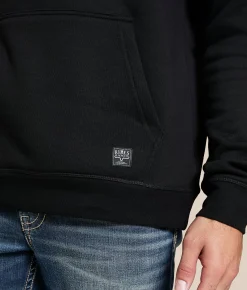Tops | Kimes Ranch Serape Hooded Sweatshirt Black