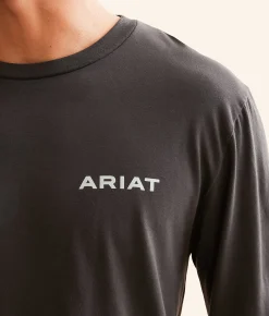 Ariat Serape Island Shield T-Shirt Vintage Black Best