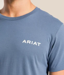 Ariat Serape Island Shield T-Shirt Grisalle Hot