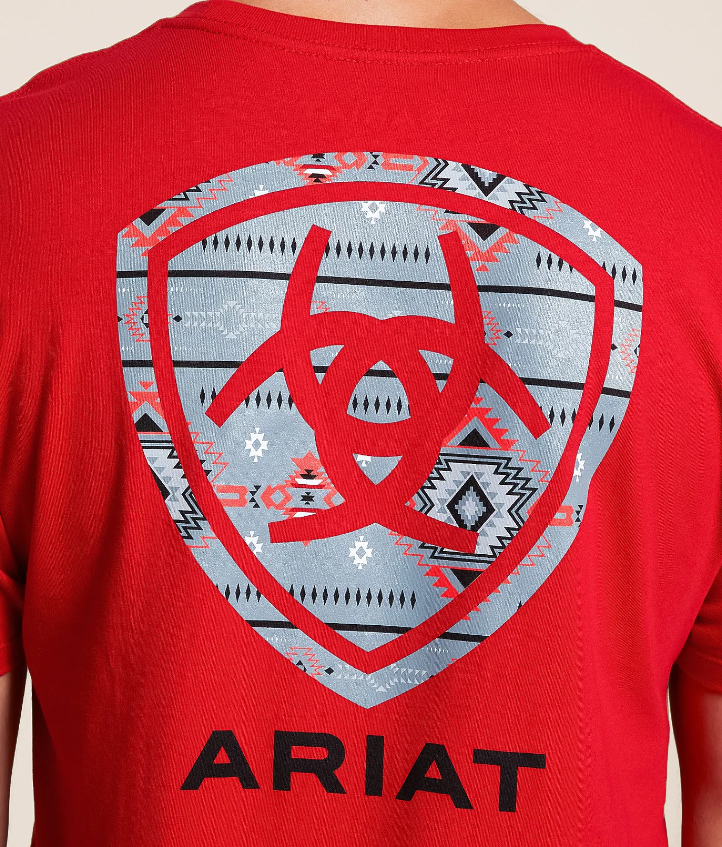 Ariat Serape Island Shield T-Shirt Redline New
