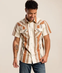 Tops | Sendero Provisions Co. Serape Striped Shirt Stagecoach Stripe-Saddle