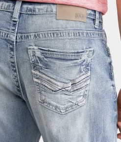 Sale Jeans|Bottoms | BKE Seth Straight Stretch Jean Texon