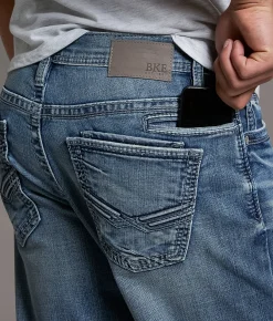Bottoms|Bke Jeans | BKE Seth Straight Stretch Jean Groff