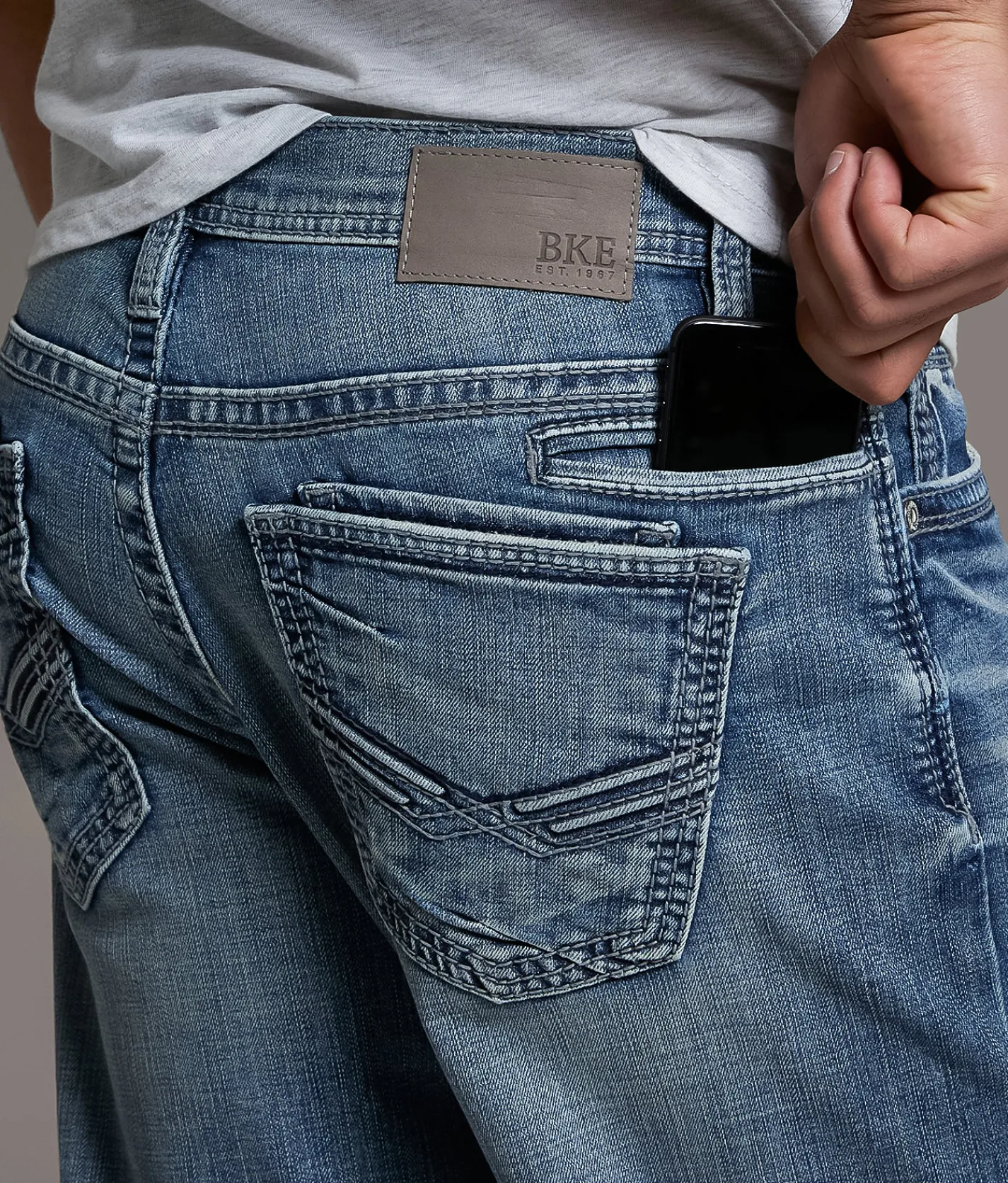 Bottoms|Bke Jeans | BKE Seth Straight Stretch Jean Groff