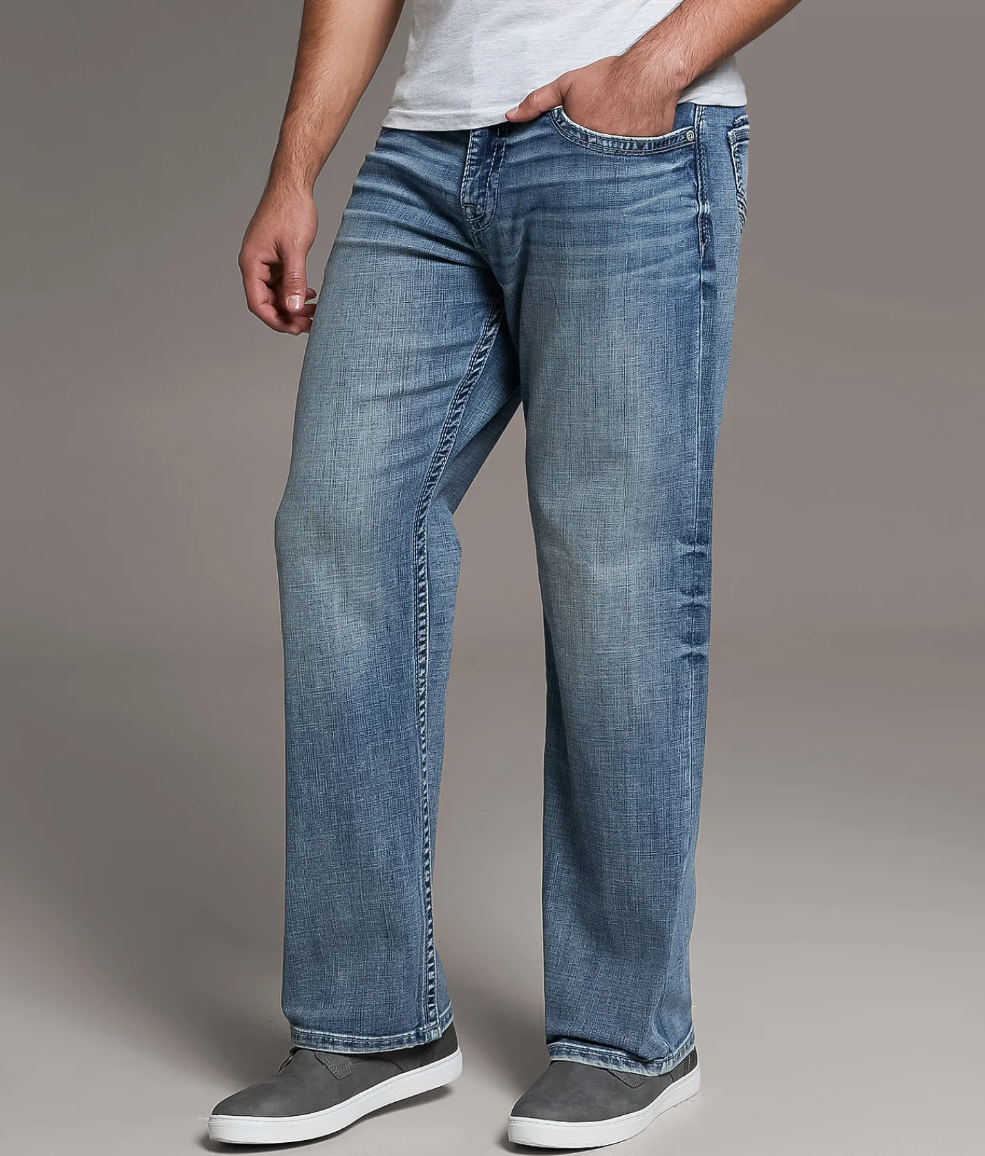 Bottoms|Bke Jeans | BKE Seth Straight Stretch Jean Groff