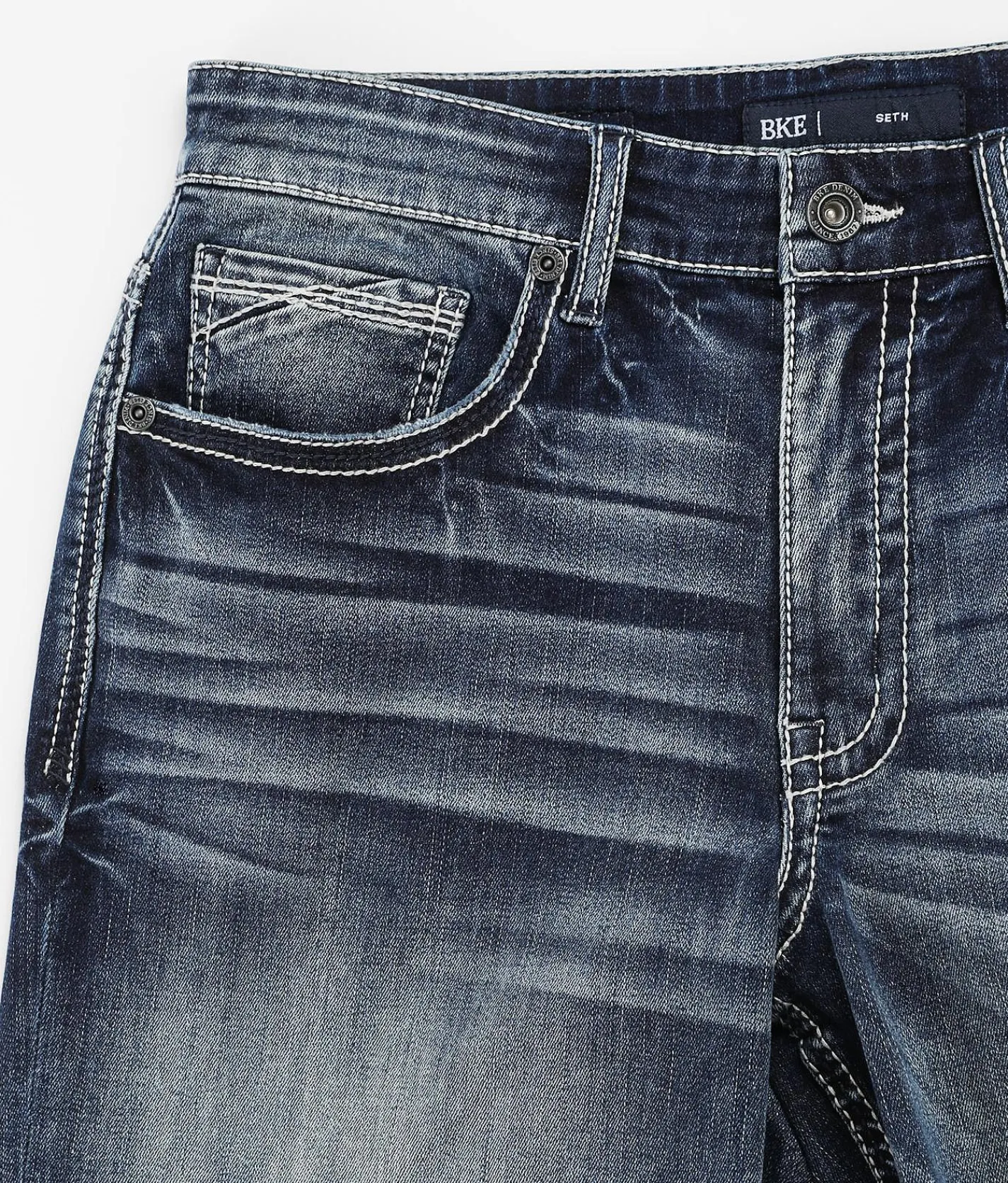 Sale Jeans|Bottoms | BKE Seth Straight Stretch Jean Santa Cruz