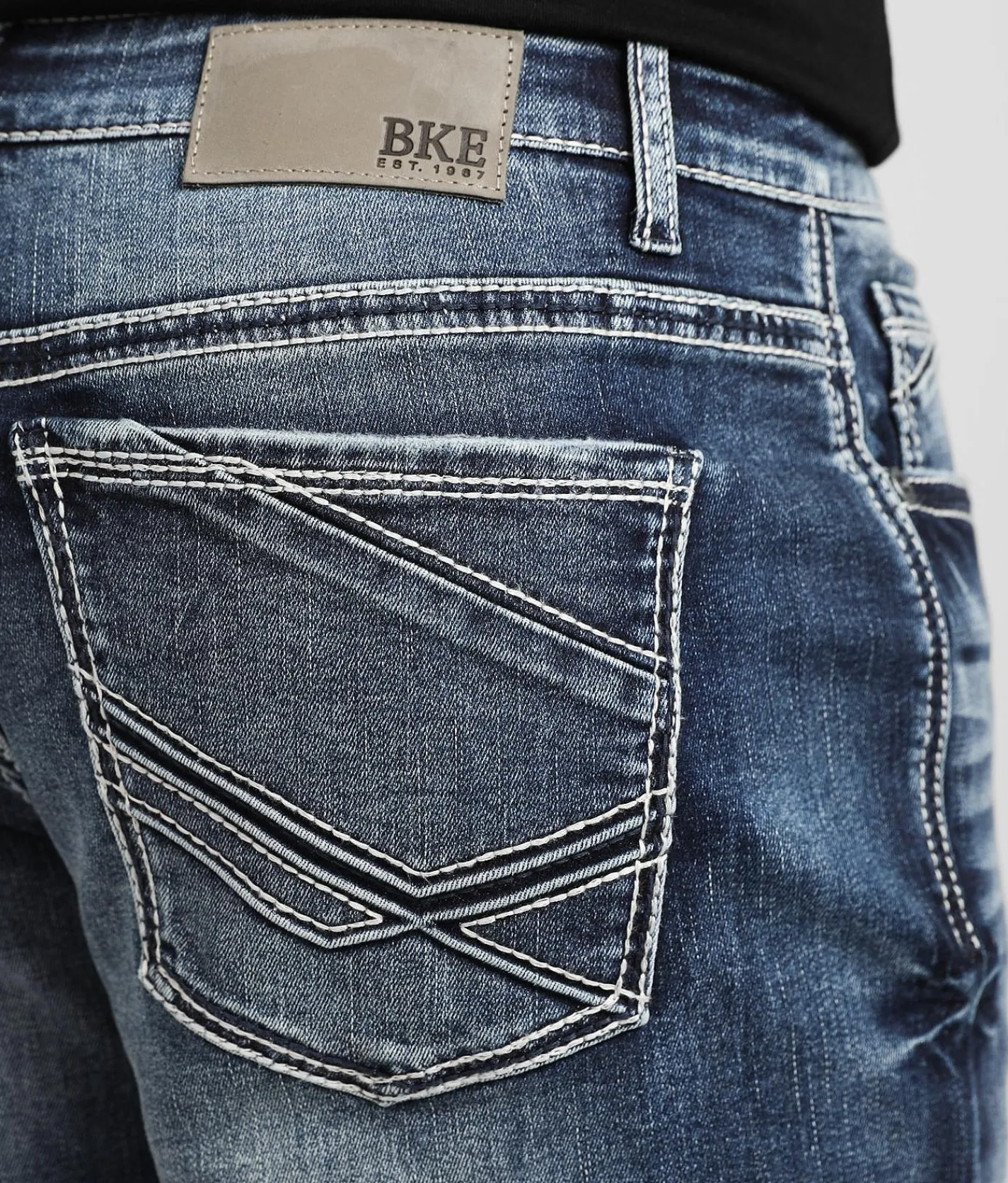 Sale Jeans|Bottoms | BKE Seth Straight Stretch Jean Santa Cruz