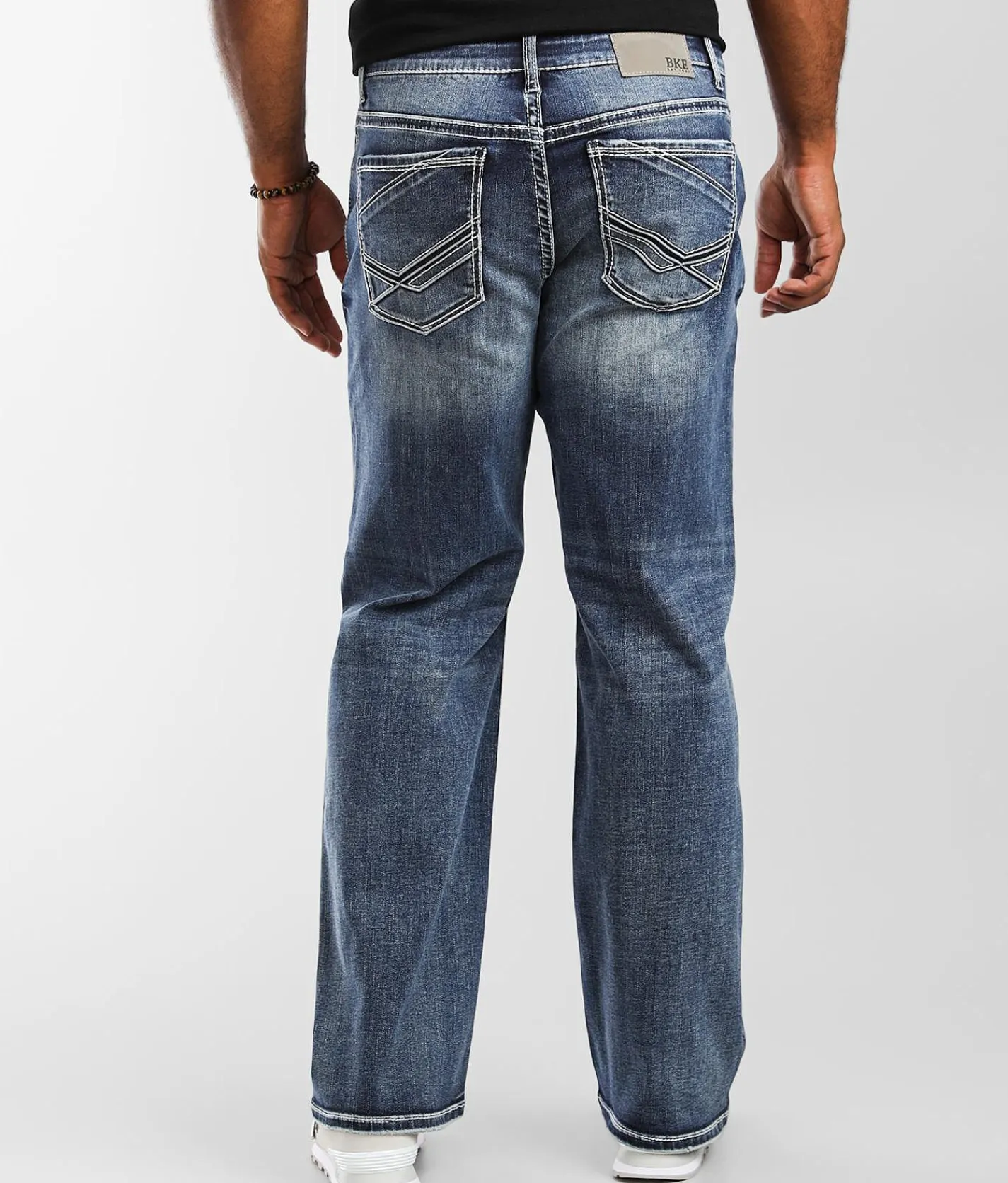 Sale Jeans|Bottoms | BKE Seth Straight Stretch Jean Santa Cruz