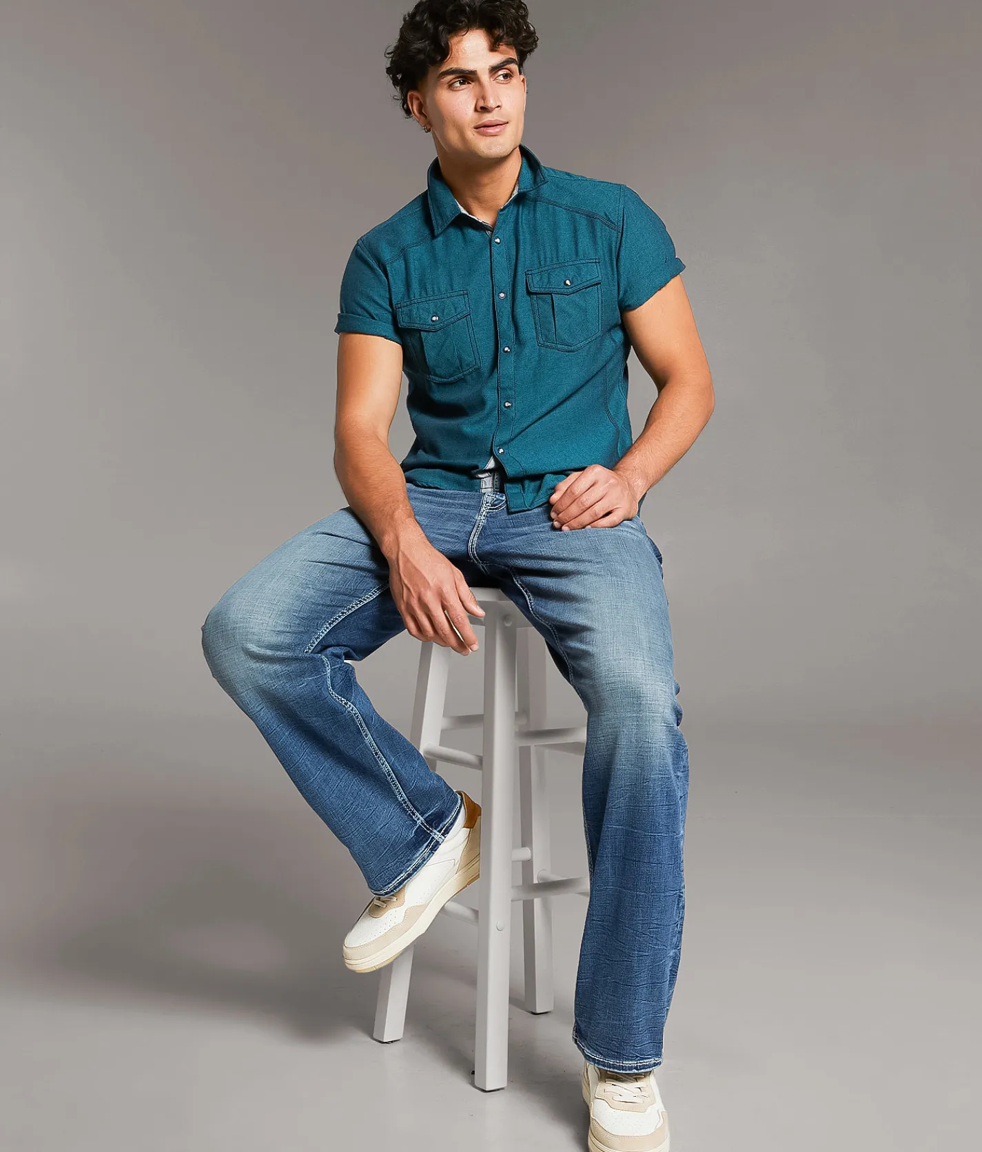 Jeans | BKE Seth Straight Stretch Jean Archeron