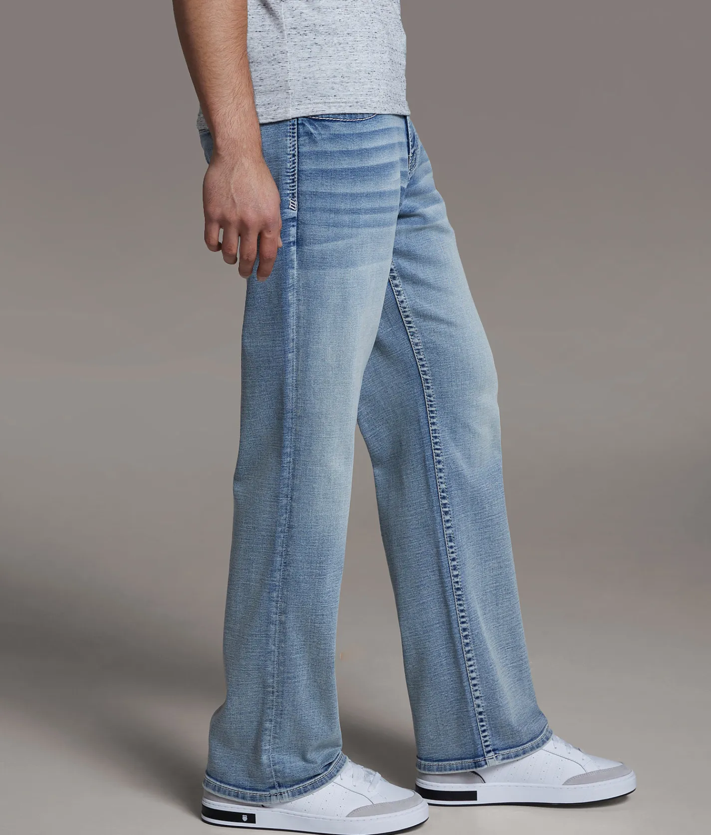 BKE Seth Straight Stretch Jean Leggero Discount