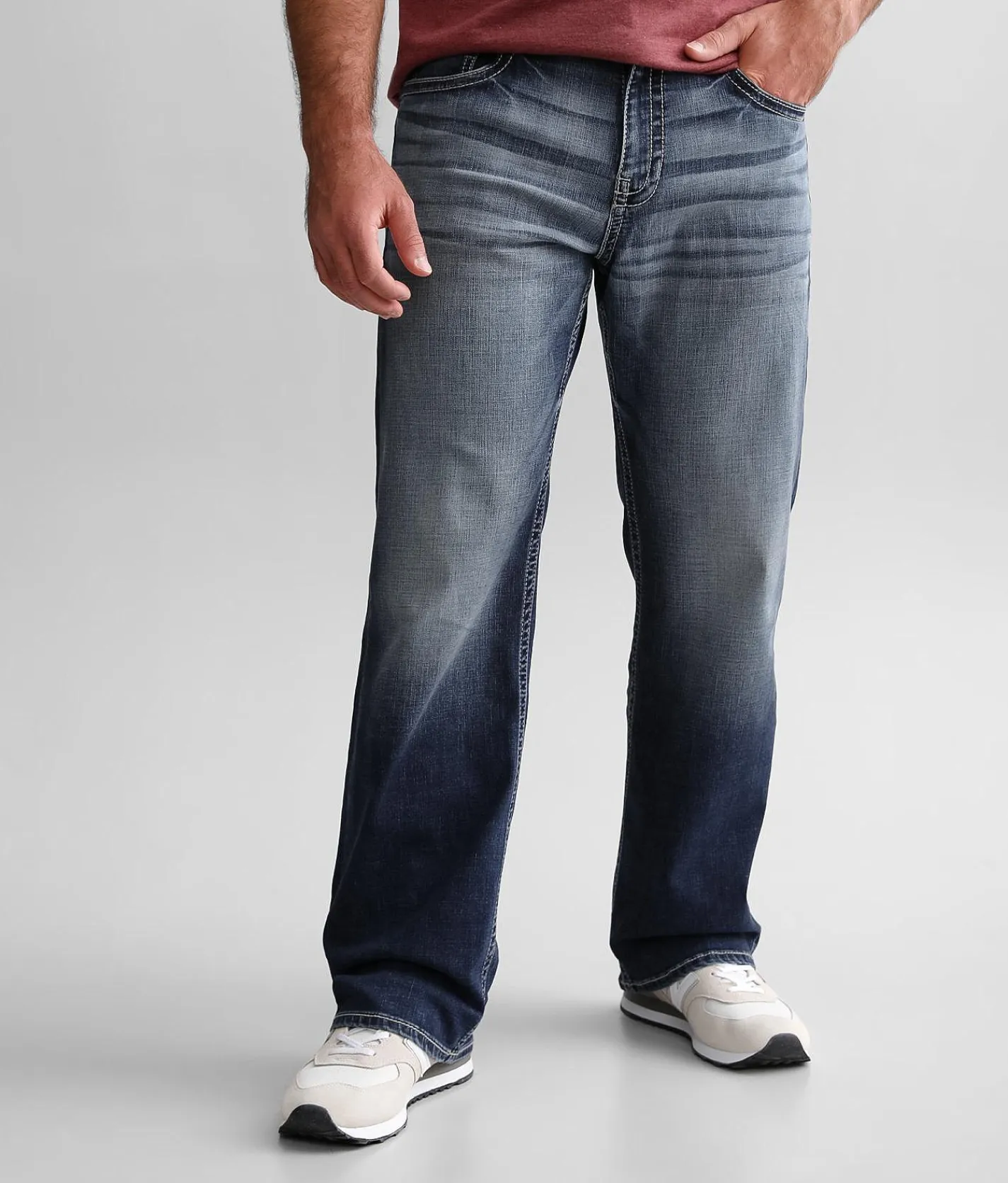 BKE Seth Straight Stretch Jean Eckwood Best