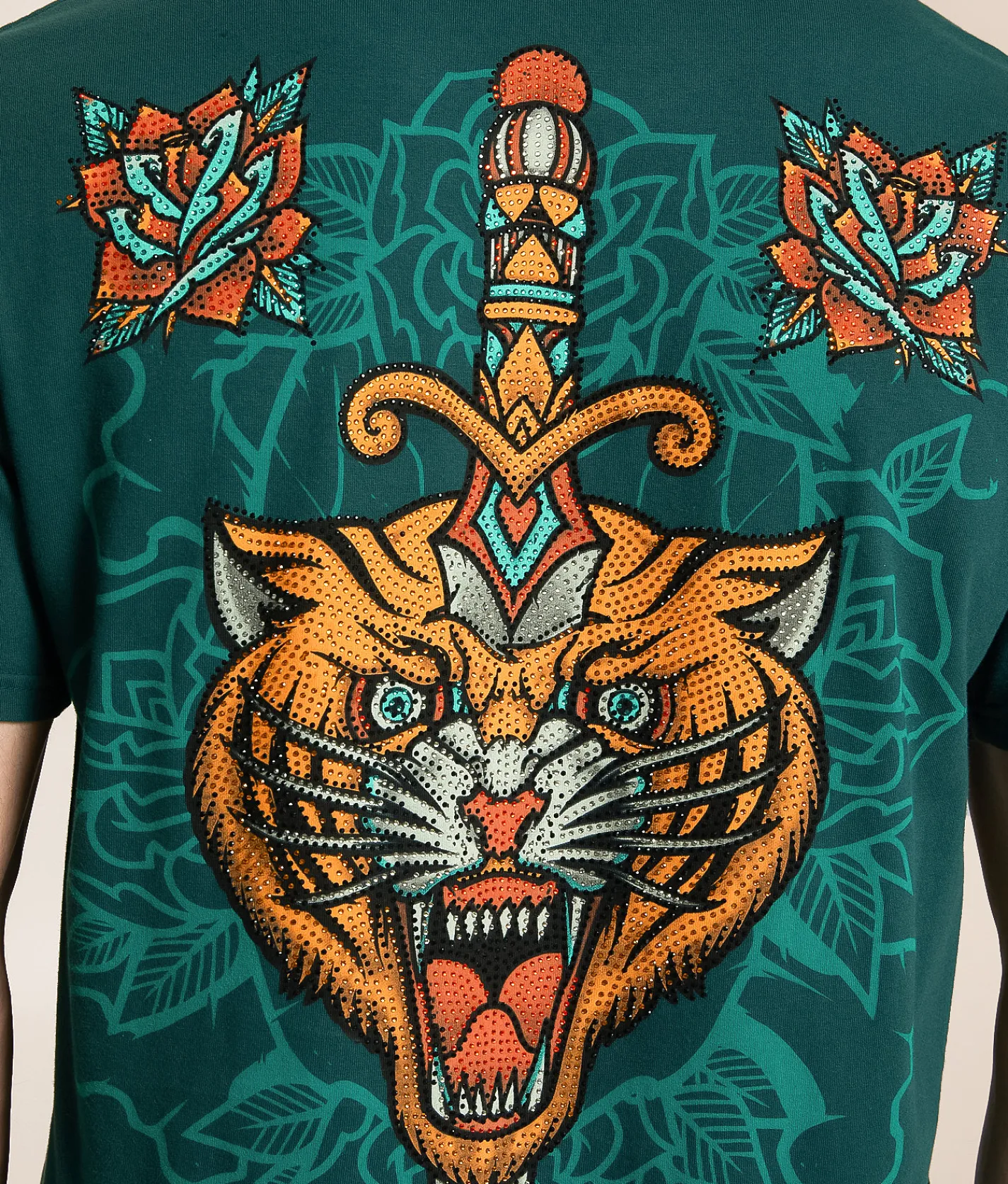 Tops|Graphic T-Shirts | Affliction Shadow Dragon T-Shirt Sea Moss