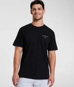 Maven Co-op Shadowed T-Shirt Black New