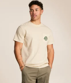 Tops|Graphic T-Shirts | Old Row Shamrock Circle T-Shirt Ivory