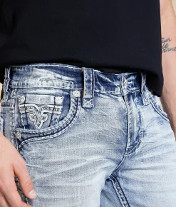Bottoms | Rock Revival Shane Straight Stretch Jean Shane J202