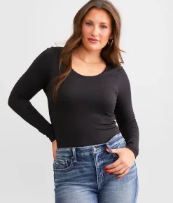 Buckle Black Shaping & Smoothing Ribbed Top Cream Best