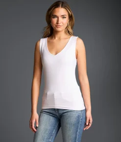 Buckle Black Shaping & Smoothing Tank Top White Online