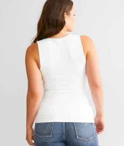Buckle Black Shaping & Smoothing Tank Top White Online
