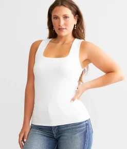 Buckle Black Shaping & Smoothing Tank Top White Online