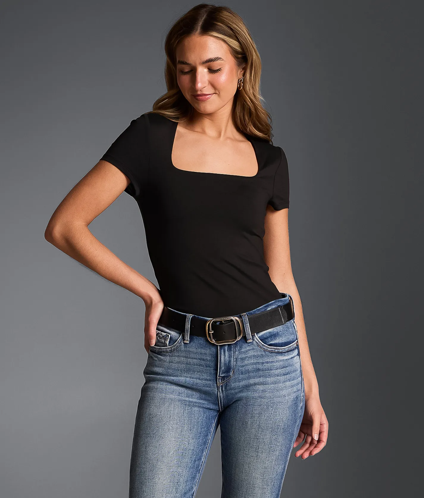 Buckle Black Shaping & Smoothing Top Black