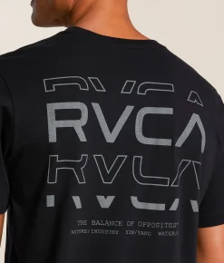 Tops|Graphic T-Shirts | RVCA Shatter T-Shirt Black