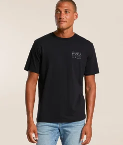 Tops|Graphic T-Shirts | RVCA Shatter T-Shirt Black
