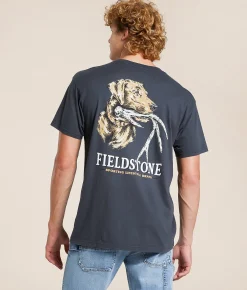 Graphic T-Shirts | Fieldstone Shed Hunt Lab T-Shirt Pepper