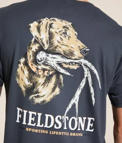 Fieldstone Shed Hunt Lab T-Shirt Pepper