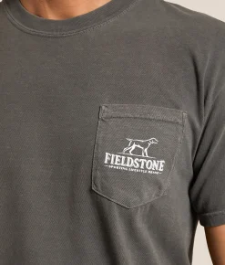Fieldstone Shed Hunt Lab T-Shirt Pepper Hot