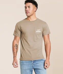 Tops|Graphic T-Shirts | Fieldstone Shed Hunt Puppy T-Shirt Timberwolf