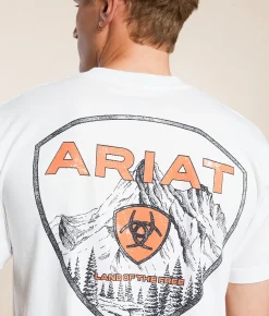 Ariat Shield Of Our Lands T-Shirt White Best