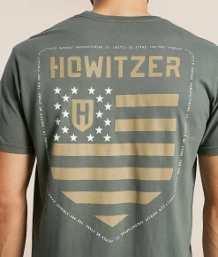 Howitzer Shield T-Shirt Balsam Green Outlet
