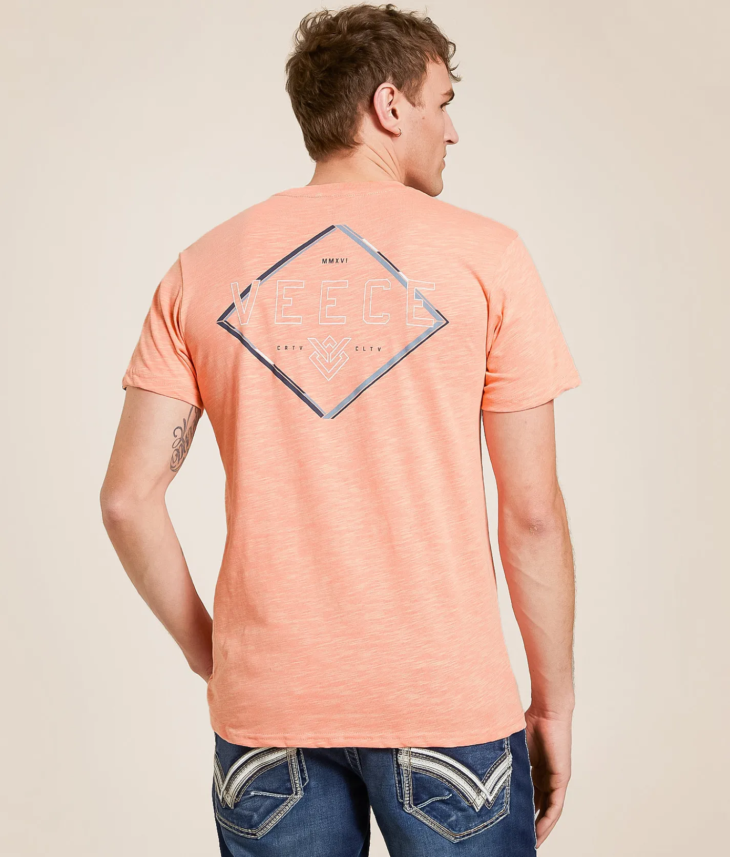 Graphic T-Shirts | Veece Shifted T-Shirt Artic Coral
