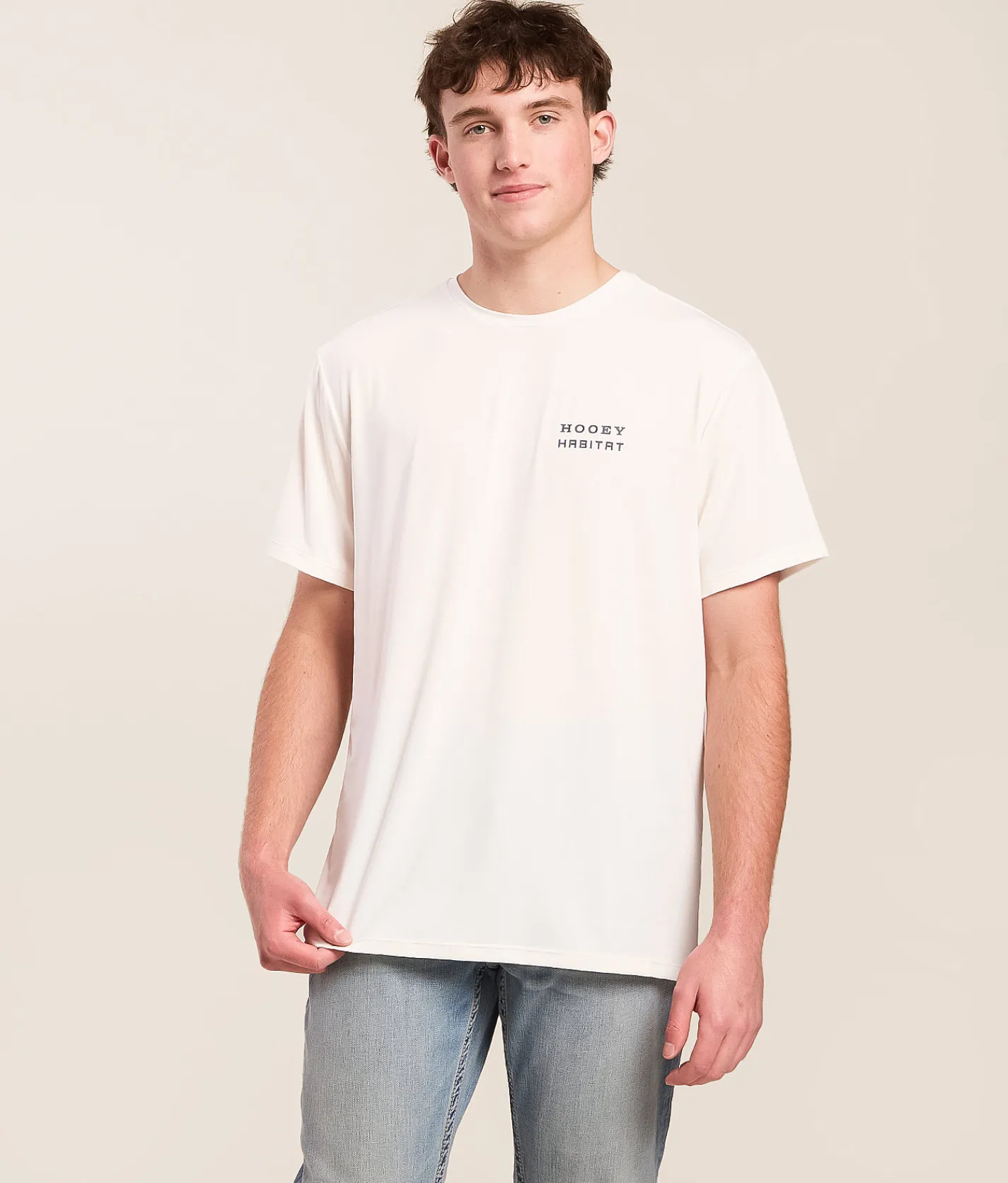 Tops|Graphic T-Shirts | Hooey Shooter Performance T-Shirt Cream