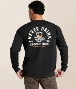 Tops | Sendero Provisions Co. Shootin' Hand Pullover Black