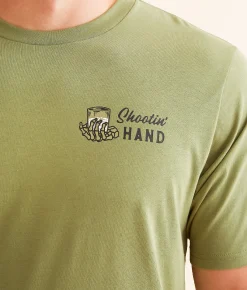 Sendero Provisions Co. Shootin' Hand T-Shirt Sage Best