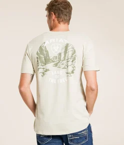 Tops|Graphic T-Shirts | Ariat Shortcut Circle T-Shirt White