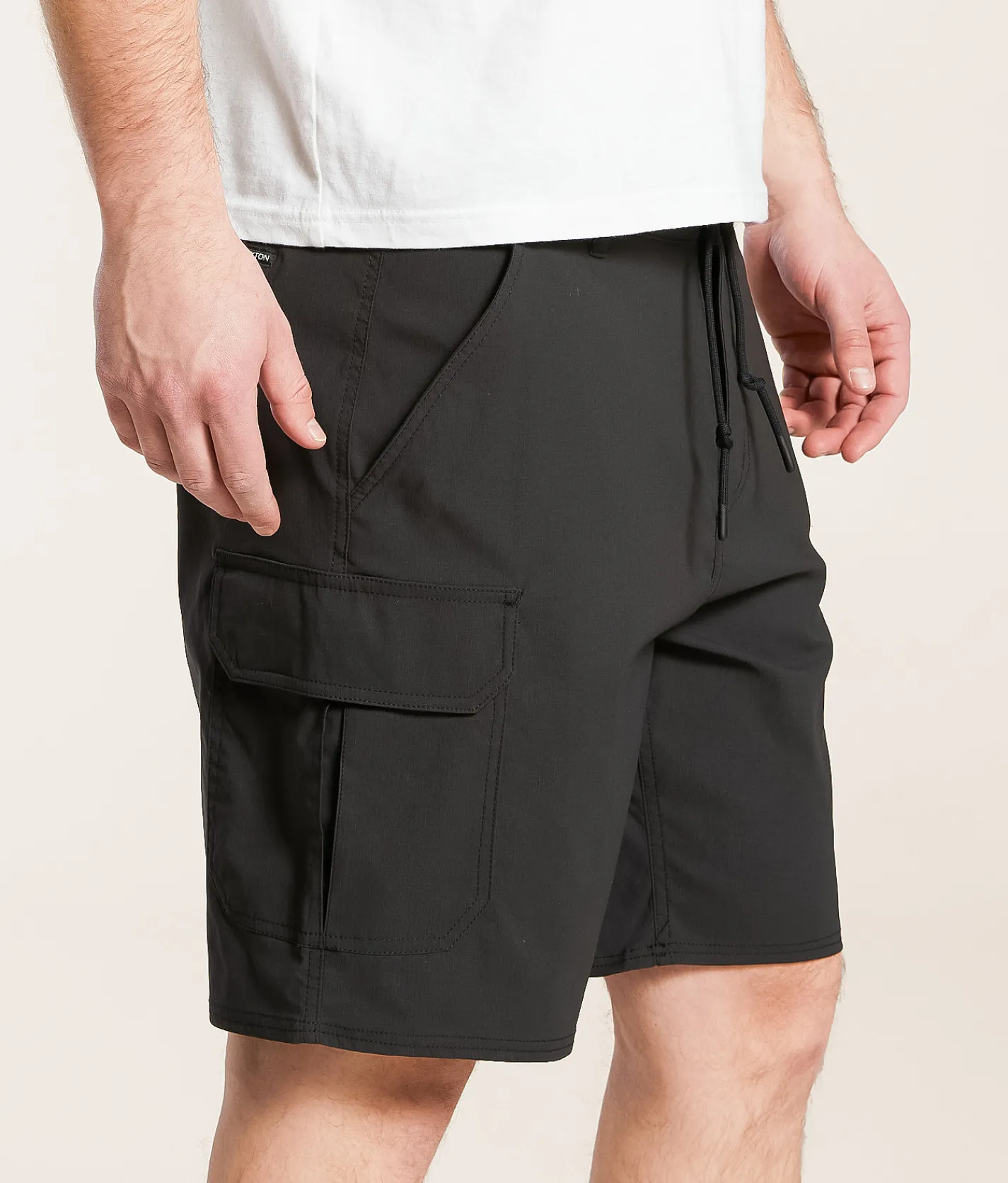 Bottoms|Shorts | Brixton Shyft Ripstop Stretch Cargo Walkshort Black