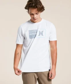 Hurley Sidestack T-Shirt White New