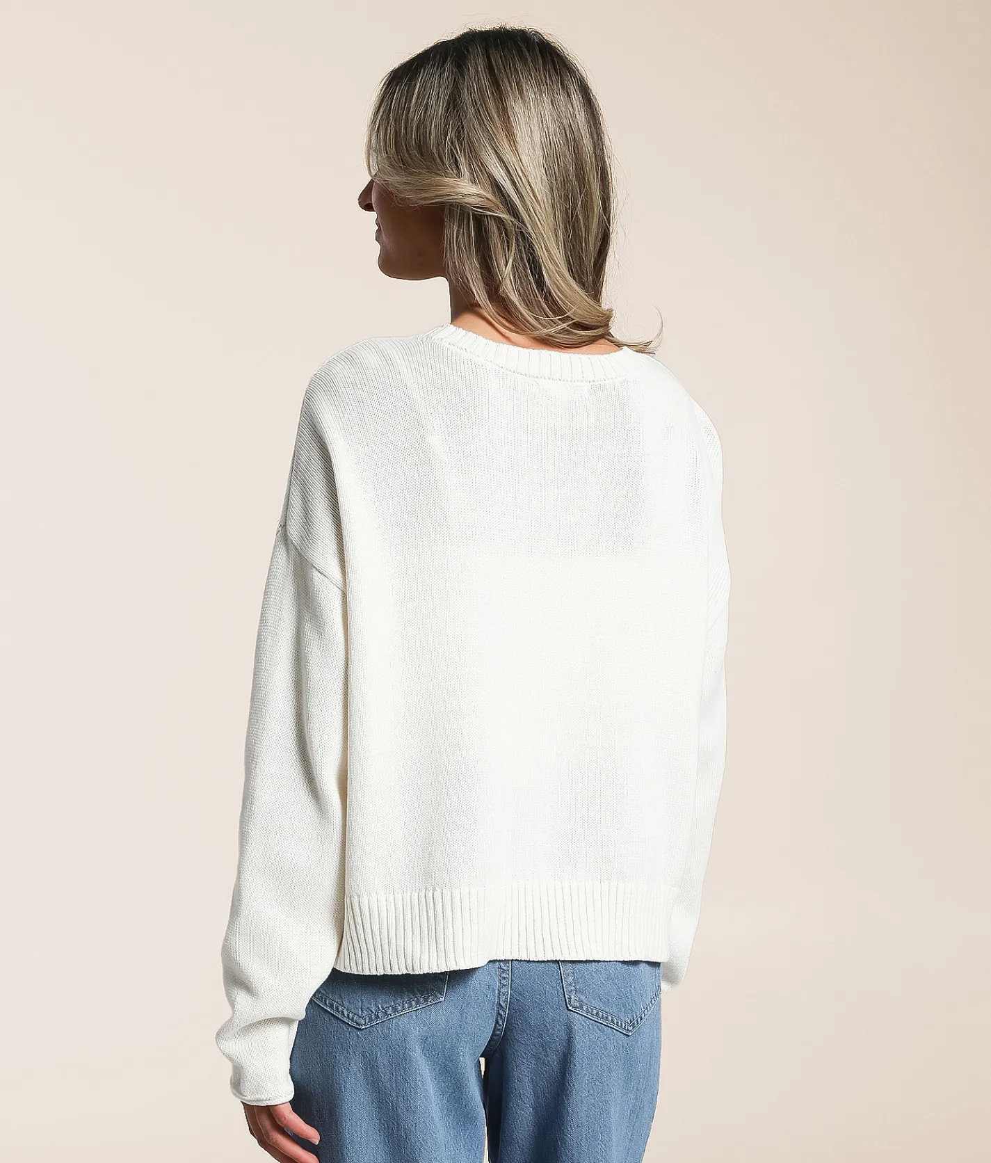 Z Supply Sienna Patriot Sweater Sea Salt Outlet