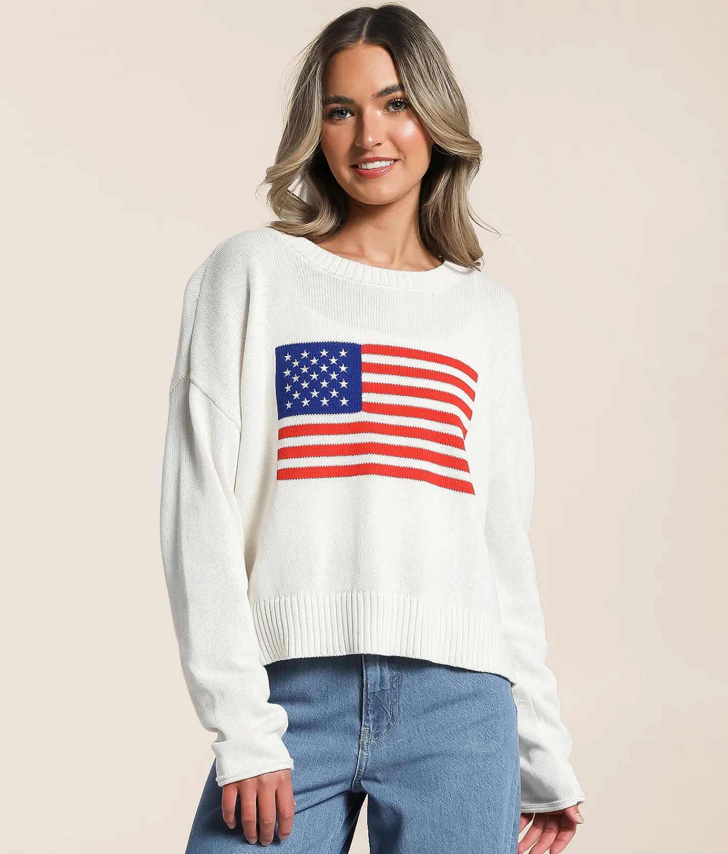 Z Supply Sienna Patriot Sweater Sea Salt Outlet