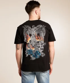 Affliction Silent Stalk T-Shirt Black Discount