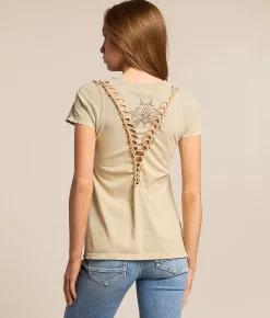 Affliction Silent Steel T-Shirt Sand Lava Wash Best