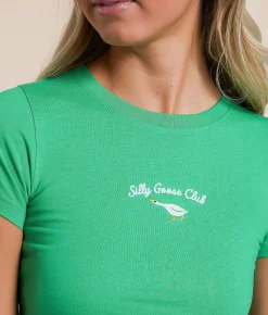 Tops | Modish Rebel Silly Goose Baby T-Shirt Green