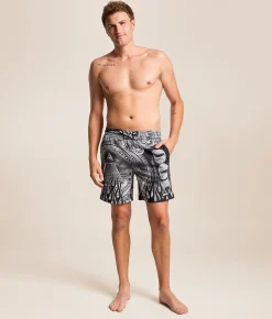 PSD Silver Bands Stretch Swim Trunks Multi Clearance