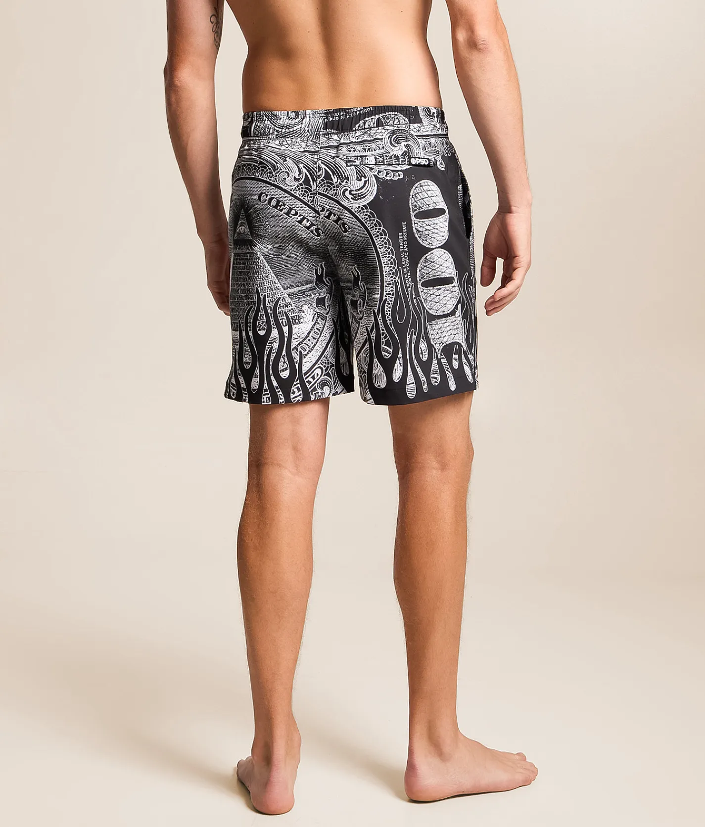 PSD Silver Bands Stretch Swim Trunks Multi Clearance