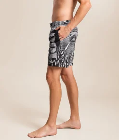 PSD Silver Bands Stretch Swim Trunks Multi Clearance