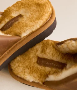 Shoes | Ariat Silversmith Exotic Leather Slipper Distressed Brown