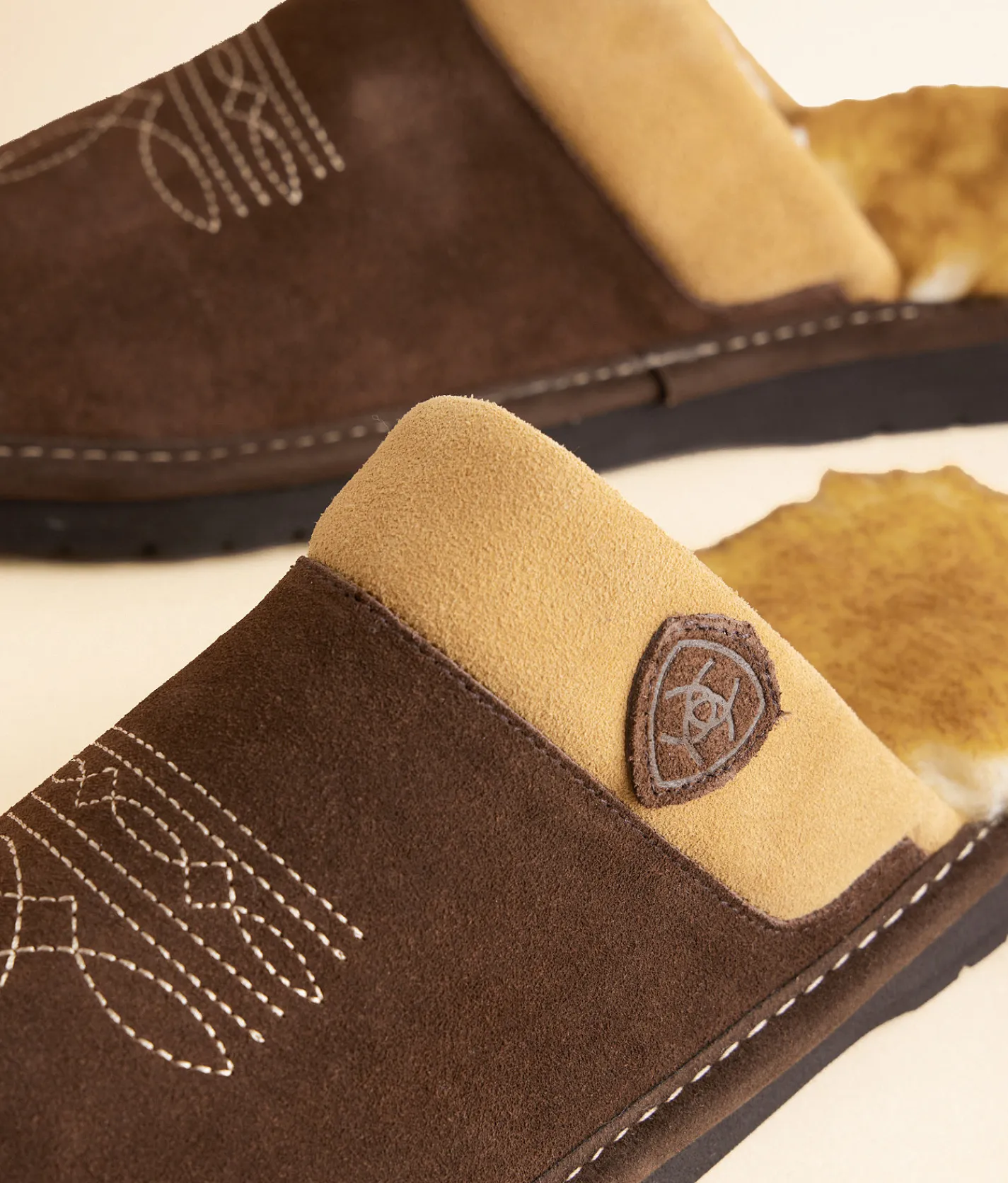 Shoes | Ariat Silversmith Leather Slipper Chestnut Chocolate