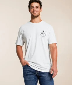 Ariat Simple Canvas Bison T-Shirt Ash Sale